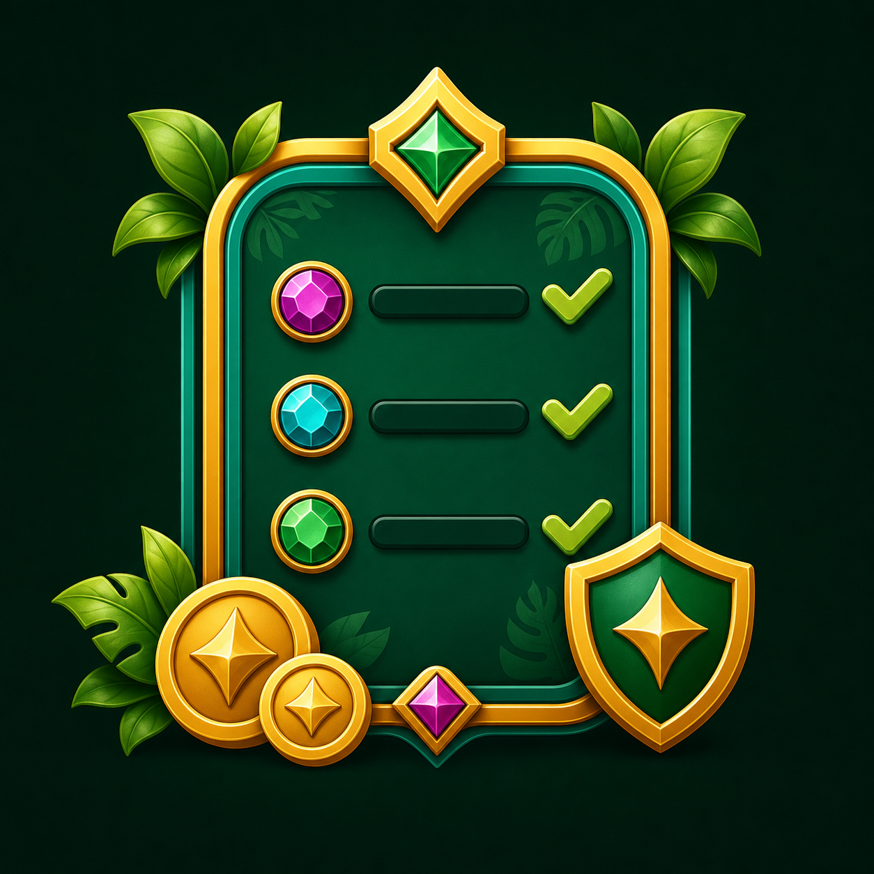 SweepJungle game checklist badge