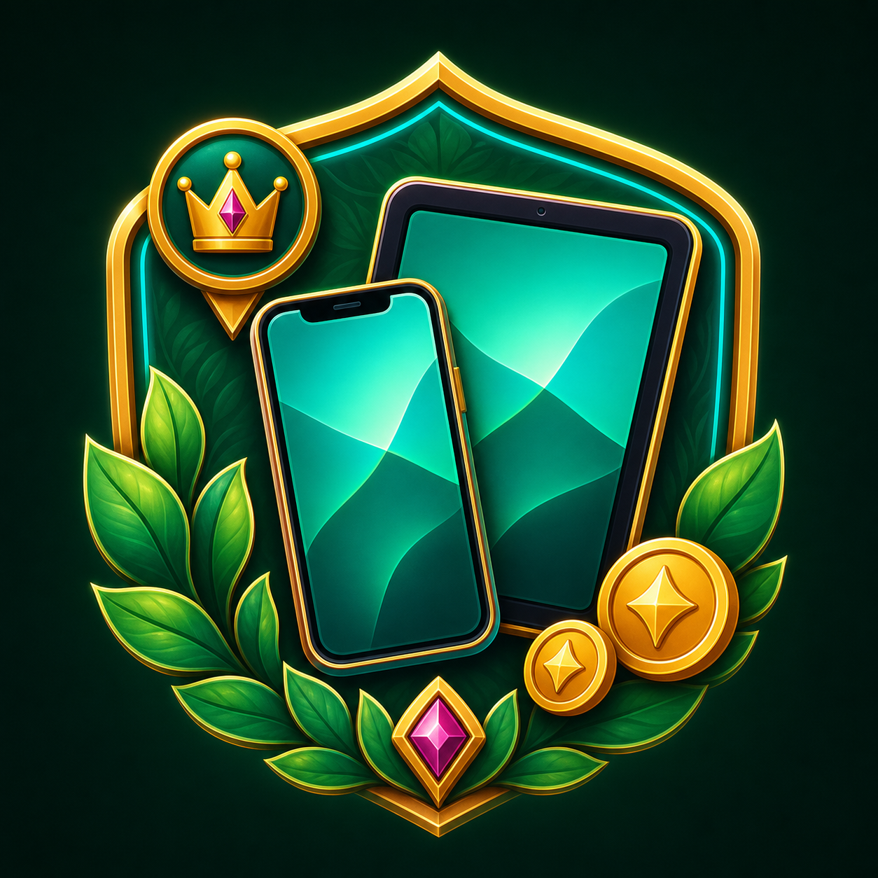 SweepJungle device fit badge