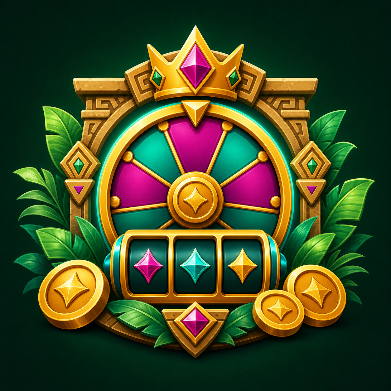 SweepJungle games wheel badge